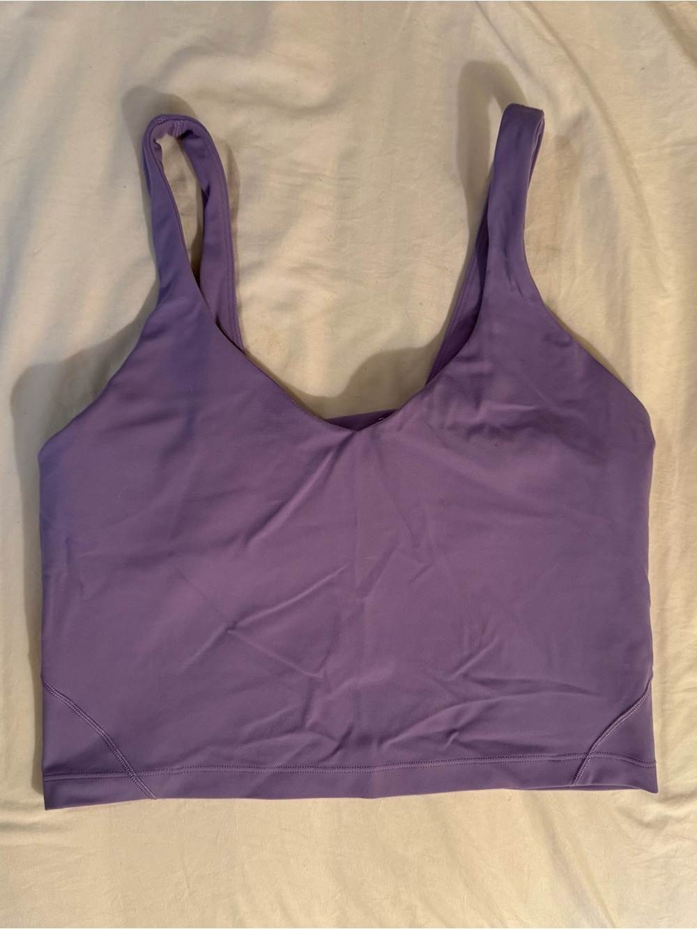 lululemon athletica Lilac Supportive Crop Sports Bra